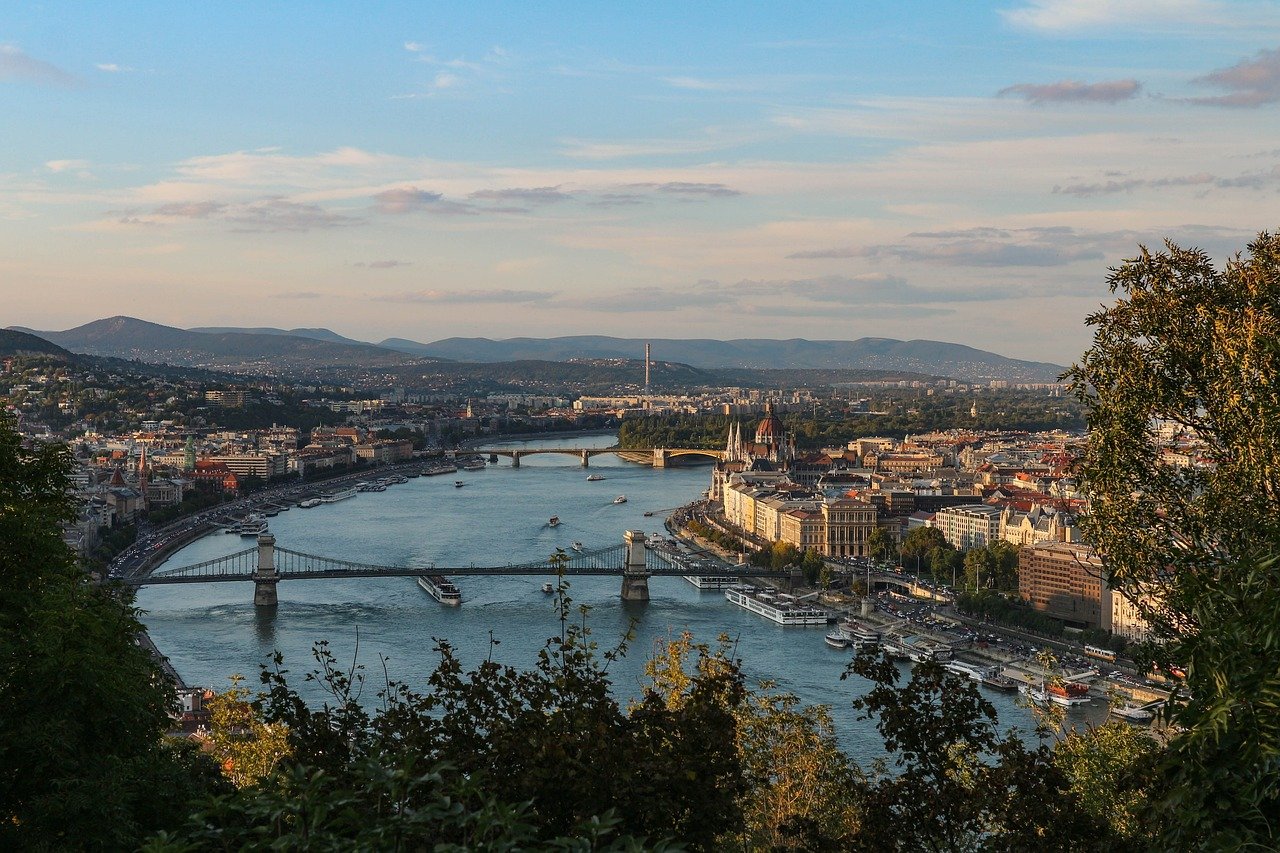 Budapest, Chain Bridge, Castle Hill