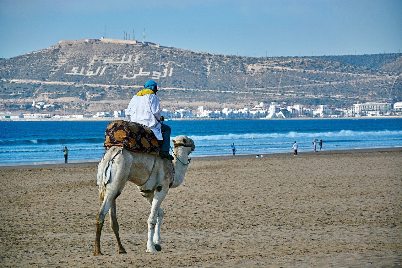 Agadir, Morocco, beach vacation, Mediterranean climate, cultural exploration, outdoor activities